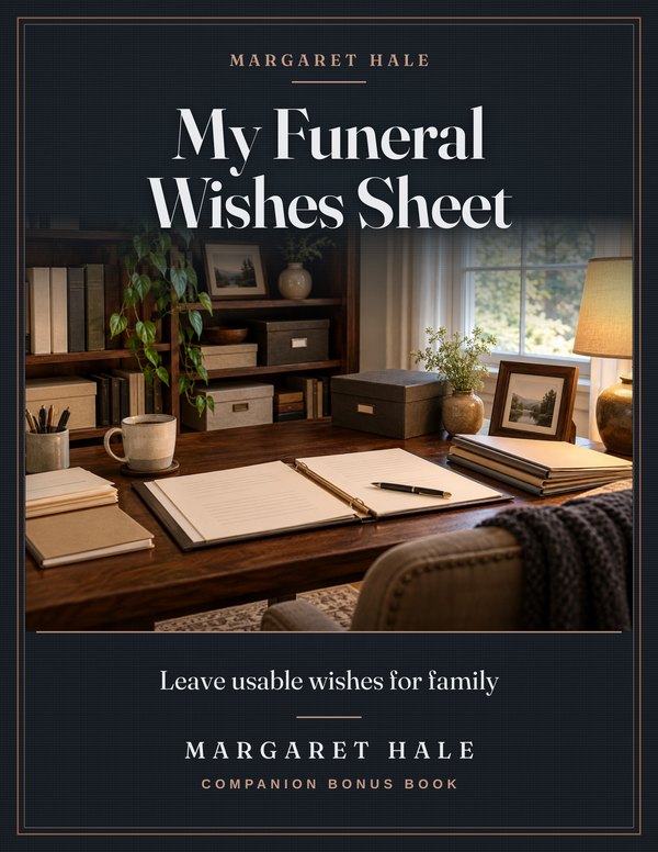 My Funeral Wishes Sheet bonus book cover